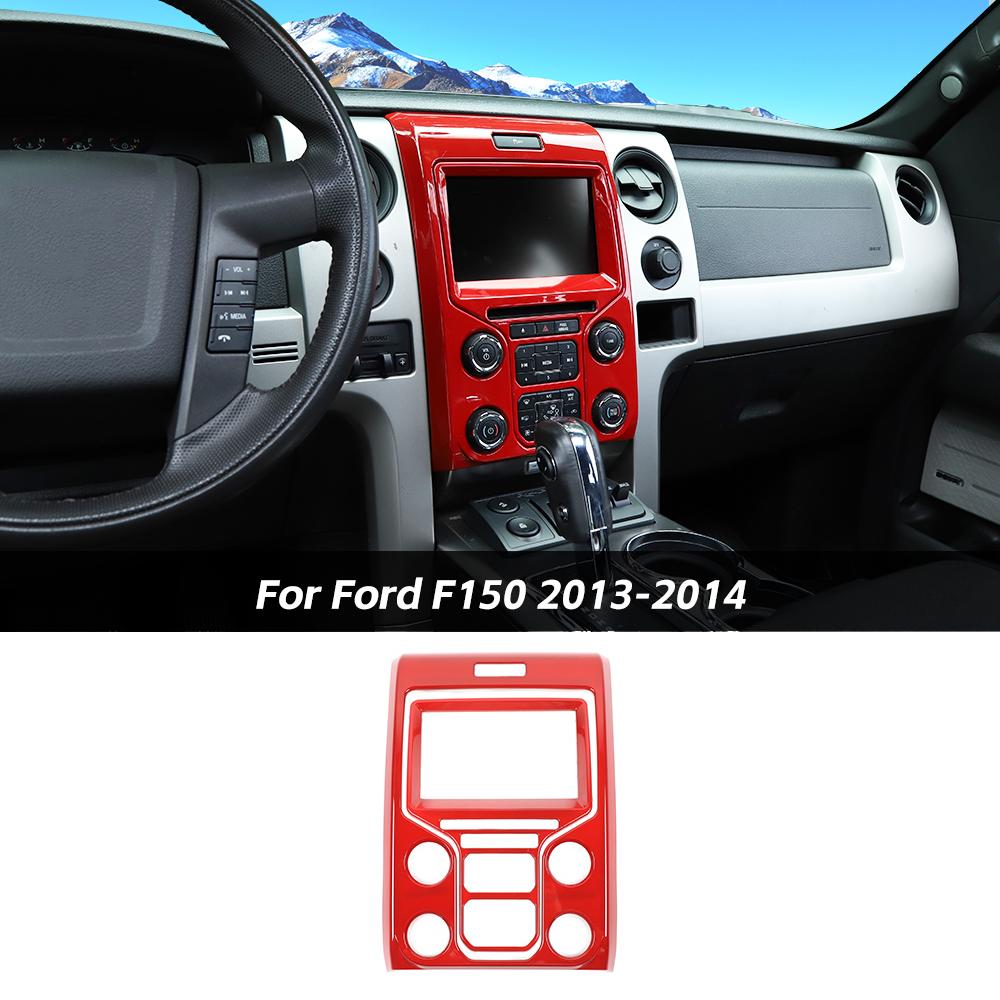 Central Control Navigation Panel Trim Frame For Ford F150 2013-2014 ...