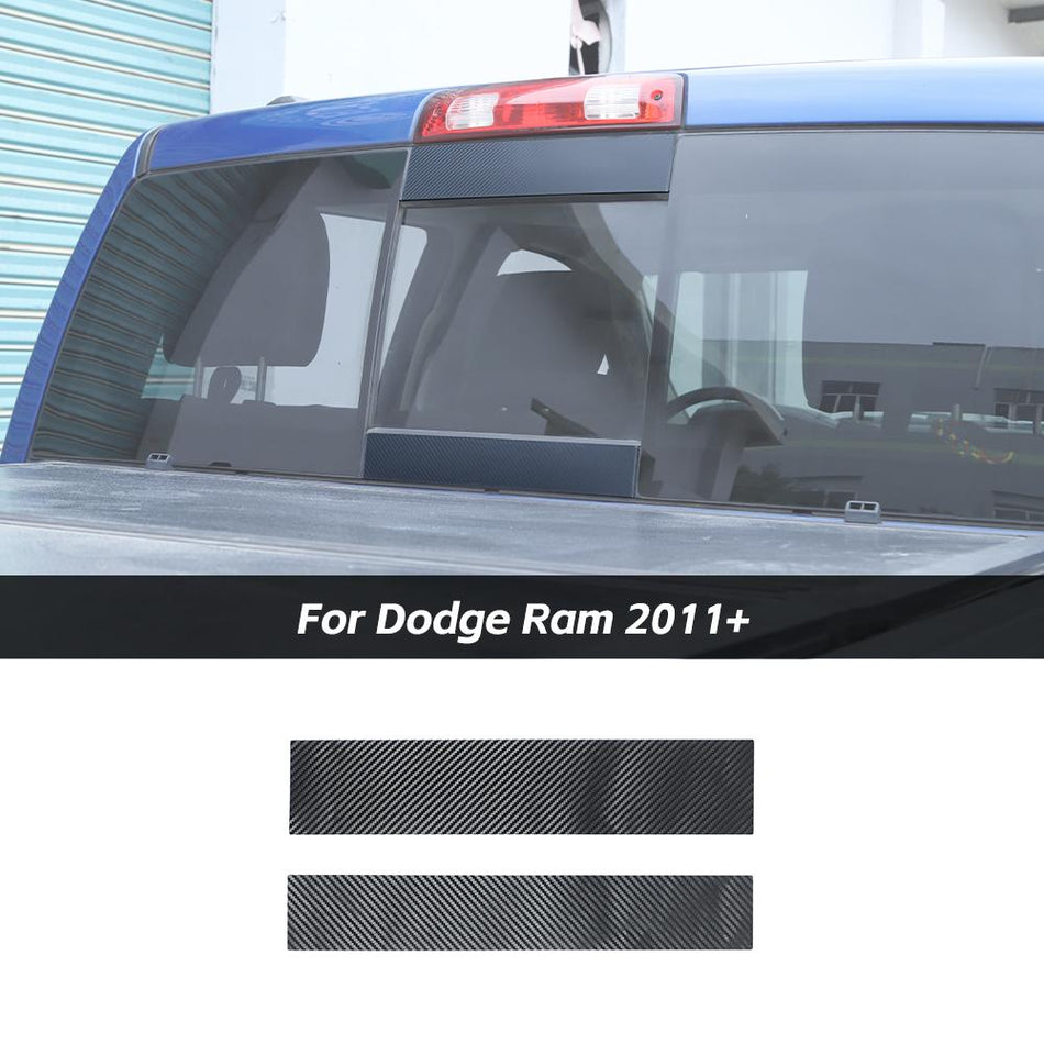 For 2011+ Dodge RAM Rear Trunk Window Sticker Cover Trim Decal