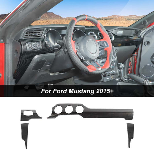 Center Console Panel Cover Trim For Ford Mustang 2015+｜CheroCar