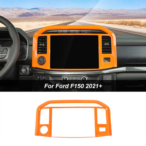 Center Console GPS Navigation Panel Trim Frame For Ford F150 2021+｜CheroCar