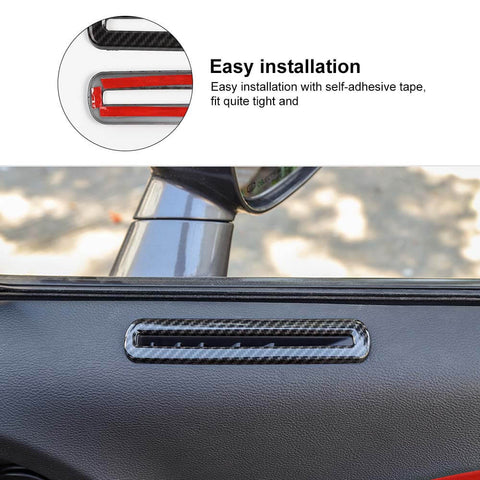 Door Air Outlet Vent Trim Cover For Dodge Challenger 2015+ Accessories｜CheroCar