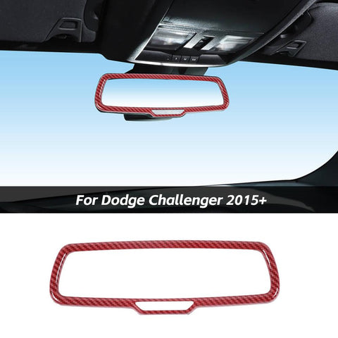 Interior Rearview Mirror Cover Trim Bezel for Dodge Challenger 2015+ & Charger 2011+ & Ram 2010-17 & Durango 2011+｜CheroCar