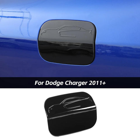 Black Door Fuel Tank Gas Cap Decor Cover Trim for Dodge Charger 2011+｜CheroCar