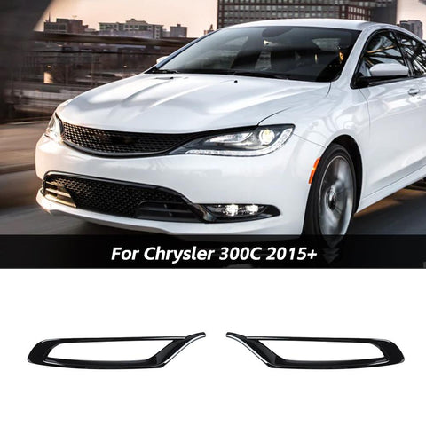 Front Fog Light Lamp Cover Trim Bezels for Chrysler 300C 2015+｜CheroCar