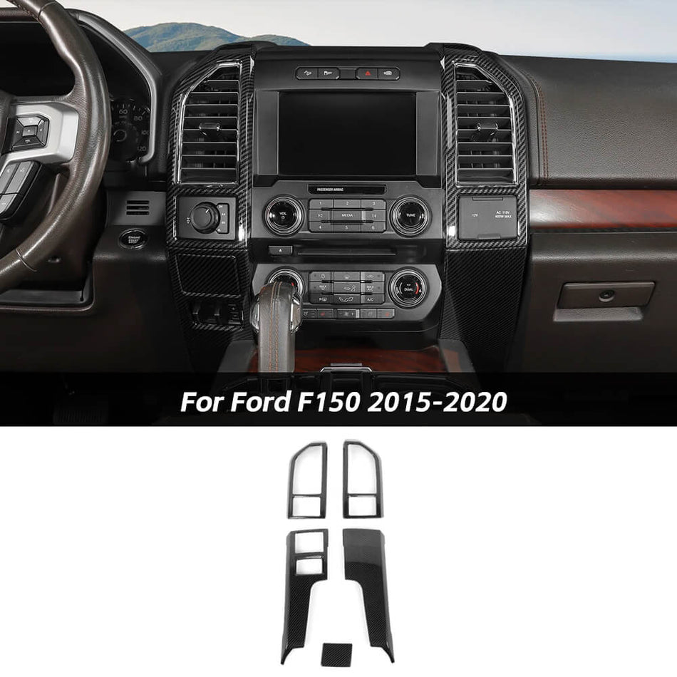 For Ford 2015-2020 F150 & 2017-2022 F250 F350 Center Console Air Vent Outlet Panel Trim Cover
