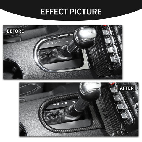 Gear Shift Panel Frame Cover Trim for Ford Mustang 2015+｜CheroCar