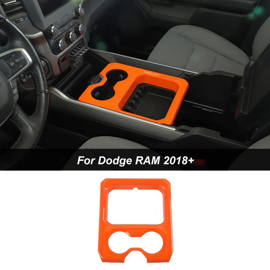 For 2018+ Dodge RAM 1500 Central Front Water Cup Holder Panel Cover Trim