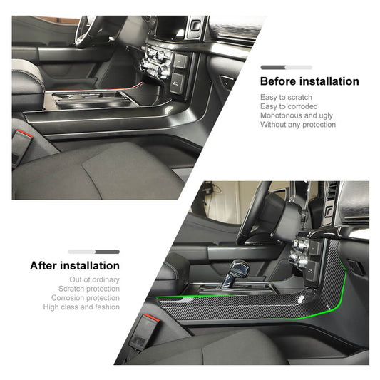For 2021+ Ford F150 Gear Shift Side Panel Trim Strip