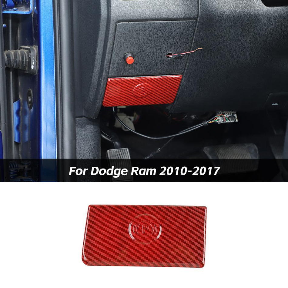 For 2010-2017 Dodge Ram Interior Electronic Handbrake Panel Decor Cover Trim