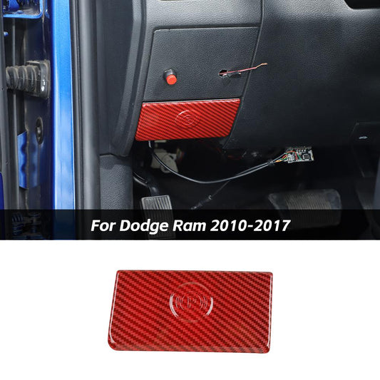 Interior Electronic Handbrake Panel Decor Cover Trim For Dodge Ram 2010-2017 Accessories | CheroCar