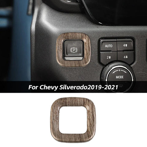 Electronic Handbrake Park Button Cover Trim For Chevy Silverado 2019-2021/GMC-SIERRA 2019-2022 Accessories | CheroCar