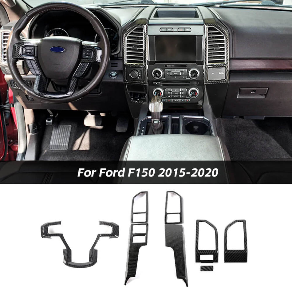 For Ford 2015-2020 F150 & 2017-2022 F250 F350 8x Interior Decoration Cover Trim Kit
