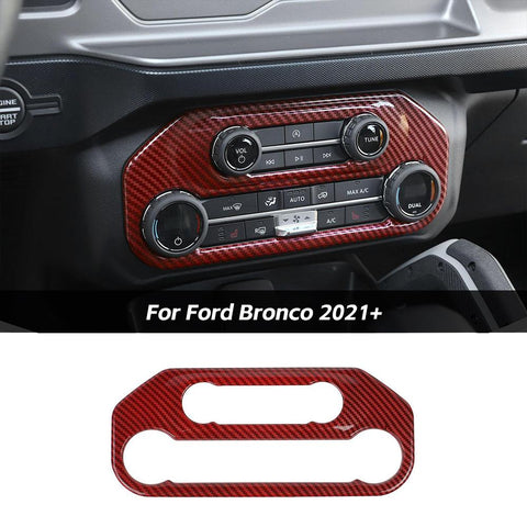 Air Conditioner Switch Panel Cover Trim Bezels For Ford Bronco 2021+ Accessories | CheroCar