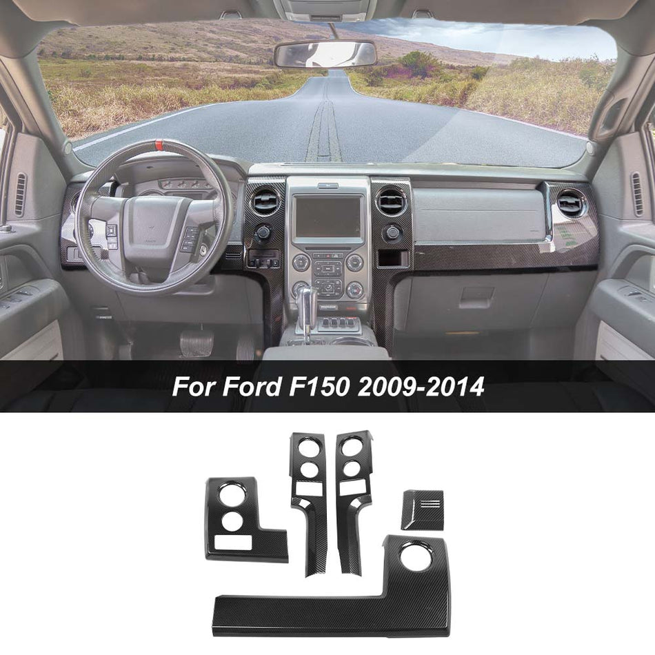 For 2009-2014 Ford F150 Raptor Center Console Dashboard Panel Cover Trim