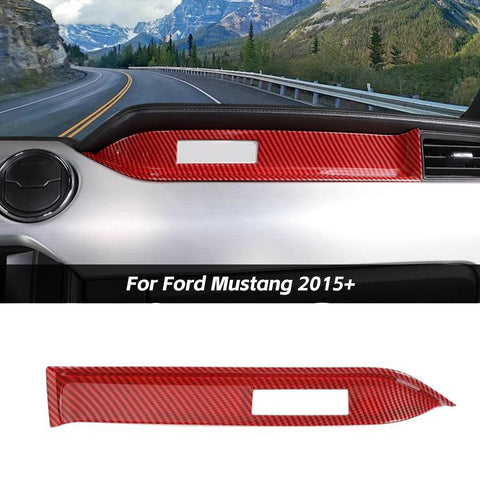 Copilot Passenger Dashboard Cover Trim for Ford Mustang 2015+ Accessories｜CheroCar