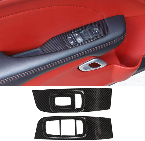 35pcs Interior Full Set Panel Cover Trim Kit for Dodge Challenger 2015+ Carbon Fiber Accessories｜CheroCar