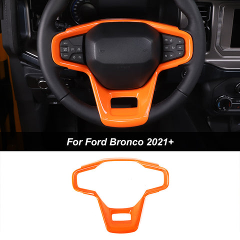 Steering Wheel Panel Frame Cover Trim For Ford Bronco 2021+ Accessories｜CheroCar