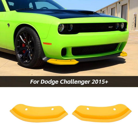 Front Splitter Bumper Lip Protector Cover Trim for Dodge Challenger SRT Hellcat 2015+｜CheroCar