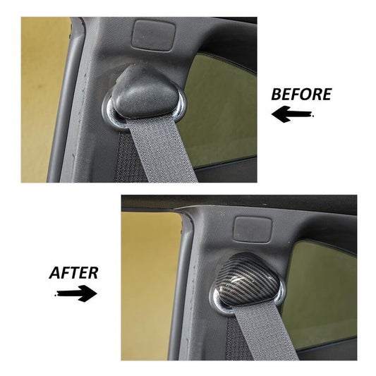 For 2010-2015 Chevrolet Camaro 4PCS Seat Belt Buckle Decor Cover Trim