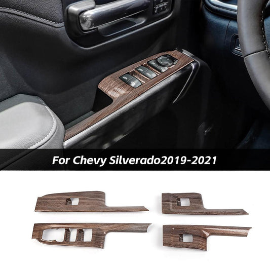 Window Lift Switch Panel Trim For Chevy Silverado GMC SIERRA 2019-2021 Accessories｜CheroCar