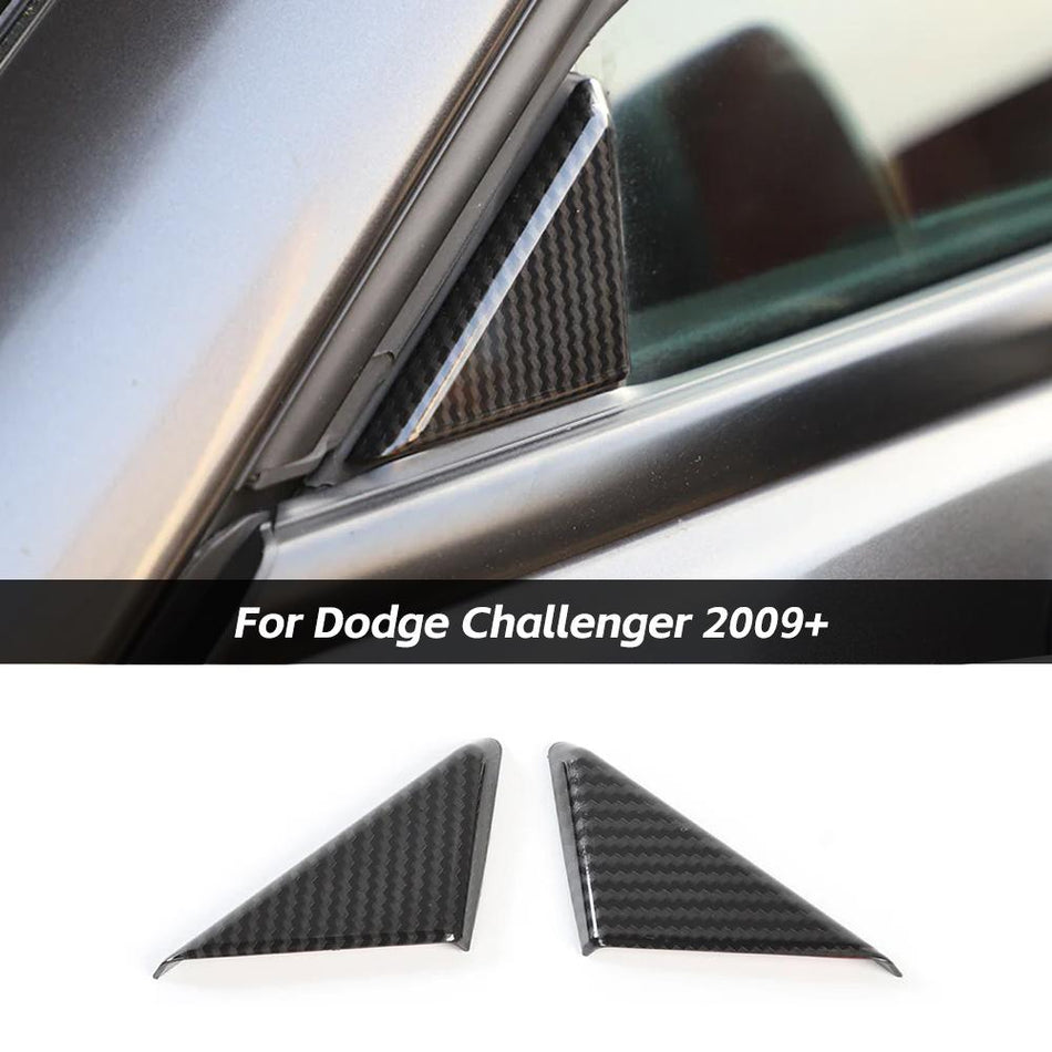 For 2009+ Dodge Challenger Front Window Triangle Cover Trim