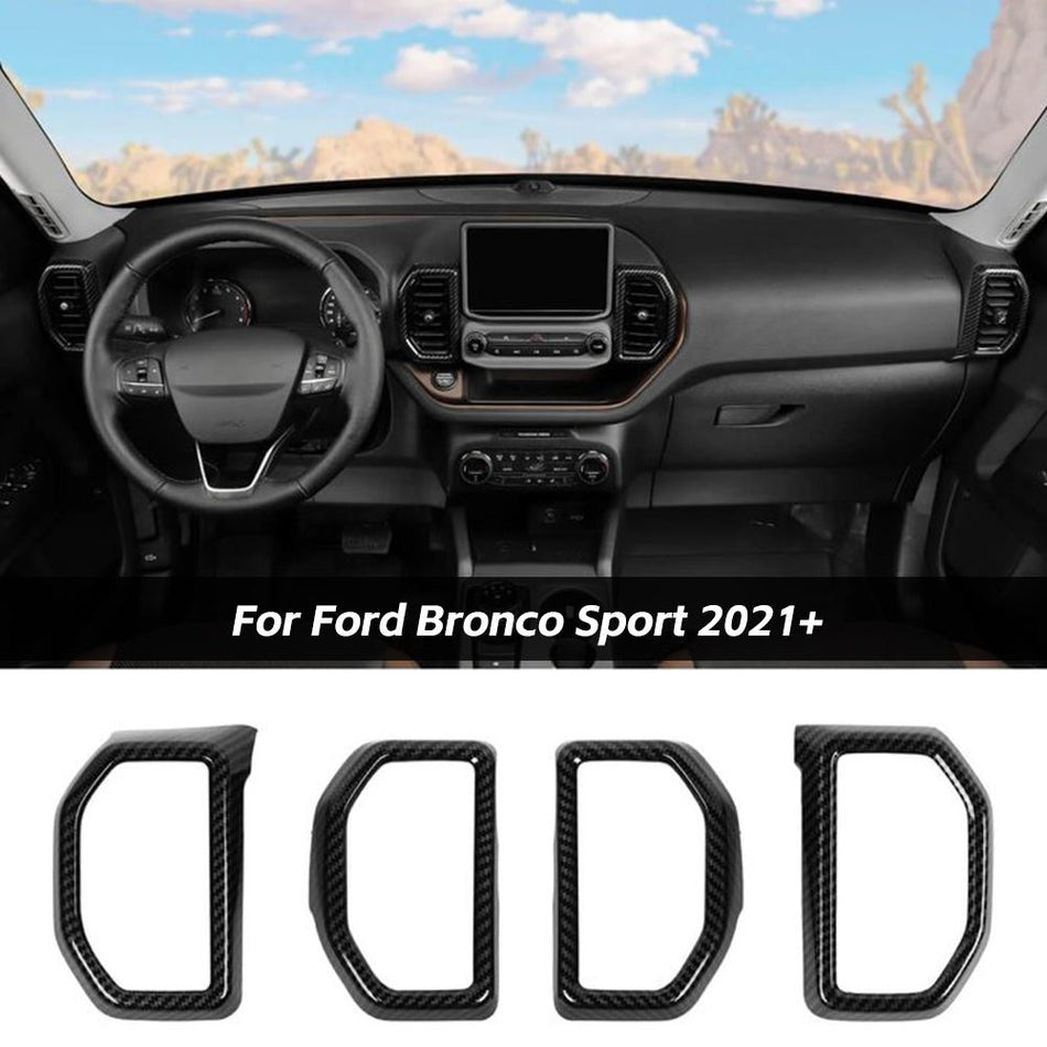 For 2021+ Ford Bronco Sport AC Air Vent Outlet Cover Trim Frame