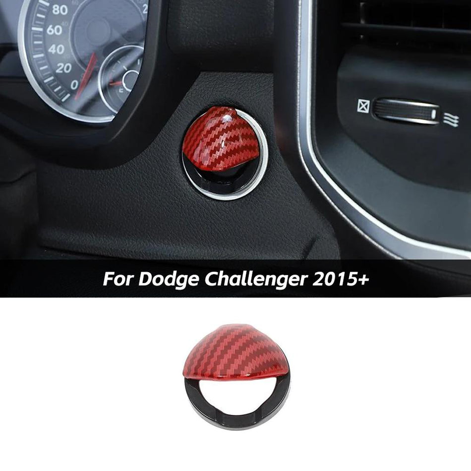For 2011+ Dodge Charger/2015+ Challenger/2018+ RAM Keyless Engine Start Button Trim Cover
