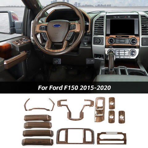 Full Set Interior Decoration Trim Cover For Ford F150 2015-2020 Accessories | CheroCar