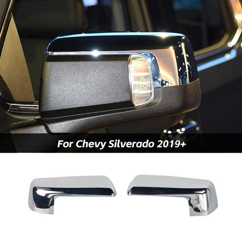 Exterior Rearview Mirror Cap Cover Trim For Chevy Silverado 1500 & GMC Sierra 1500 2019+｜CheroCar