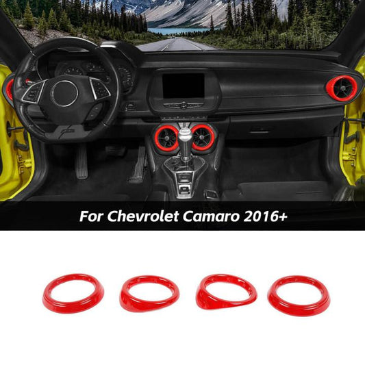 Air Vent Outlet Ring Cover Trim For Chevy Camaro 2016+｜CheroCar