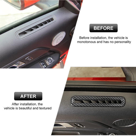 Car Door Air Vent Outlet Trim Sticker For Ford Mustang 2015+ Accessories | CheroCar