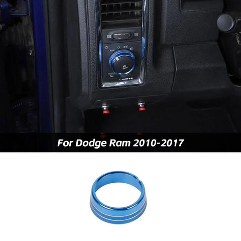 Headlight Switch Knob Trim Decor Ring For Dodge RAM  2010-2017 Accessories | CheroCar