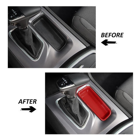 Gear Shift Storage Compartment Decor For Dodge Charger 2015+ Accessories | CheroCar