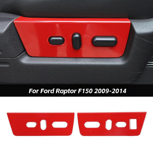 Seat Adjustment Button Panel Cover For Ford F150 Raptor 2009-2014 Accessories | CheroCar