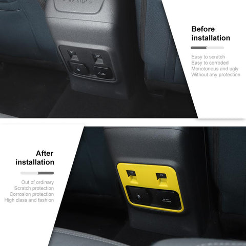 Rear Window Switch Button Panel Frame Decoration For Ford Bronco 2021+ Accessories | CheroCar