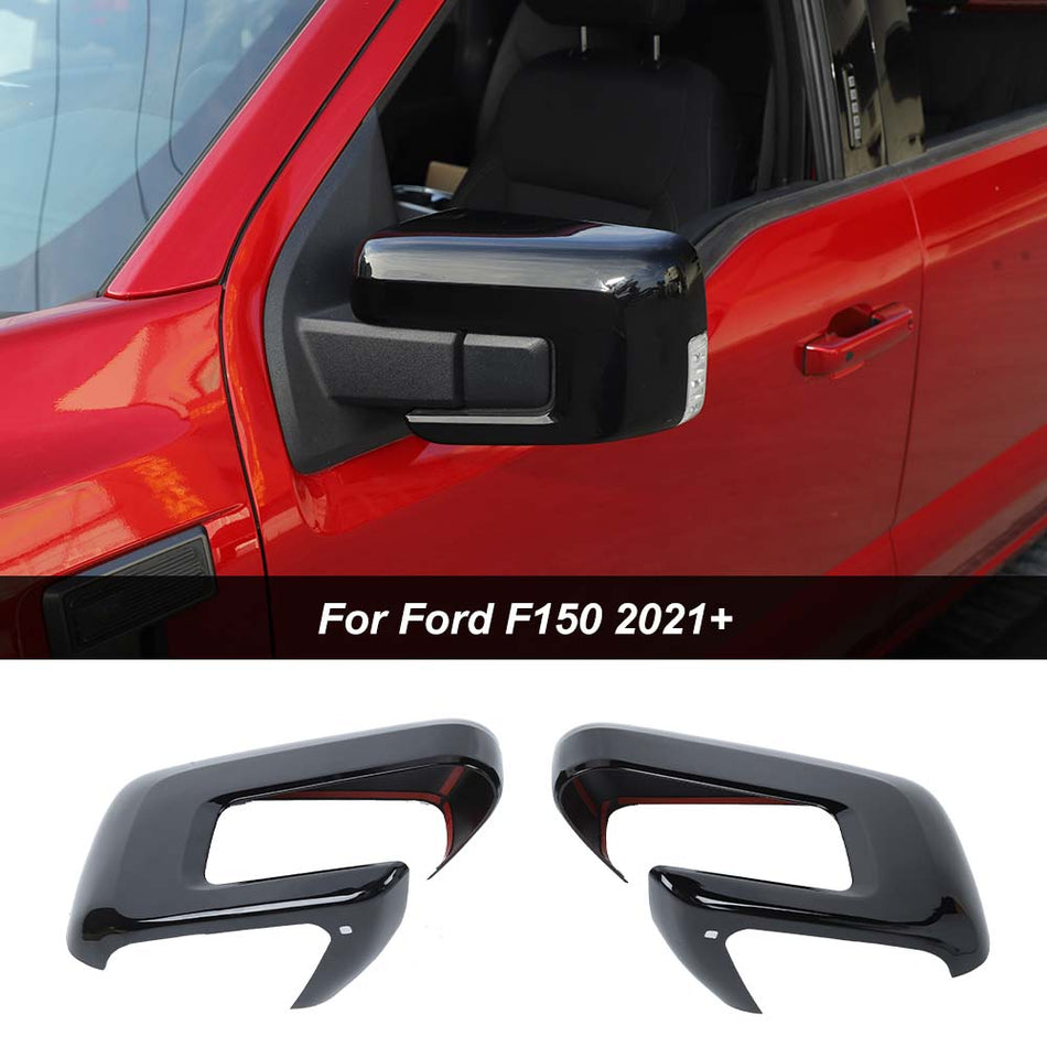 For 2021+ Ford F150 Side Rearview Mirror Cover Trim