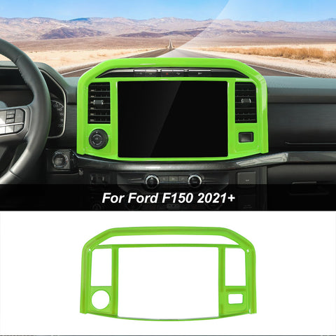 Center Console GPS Navigation Panel Trim Frame For Ford F150 2021+｜CheroCar