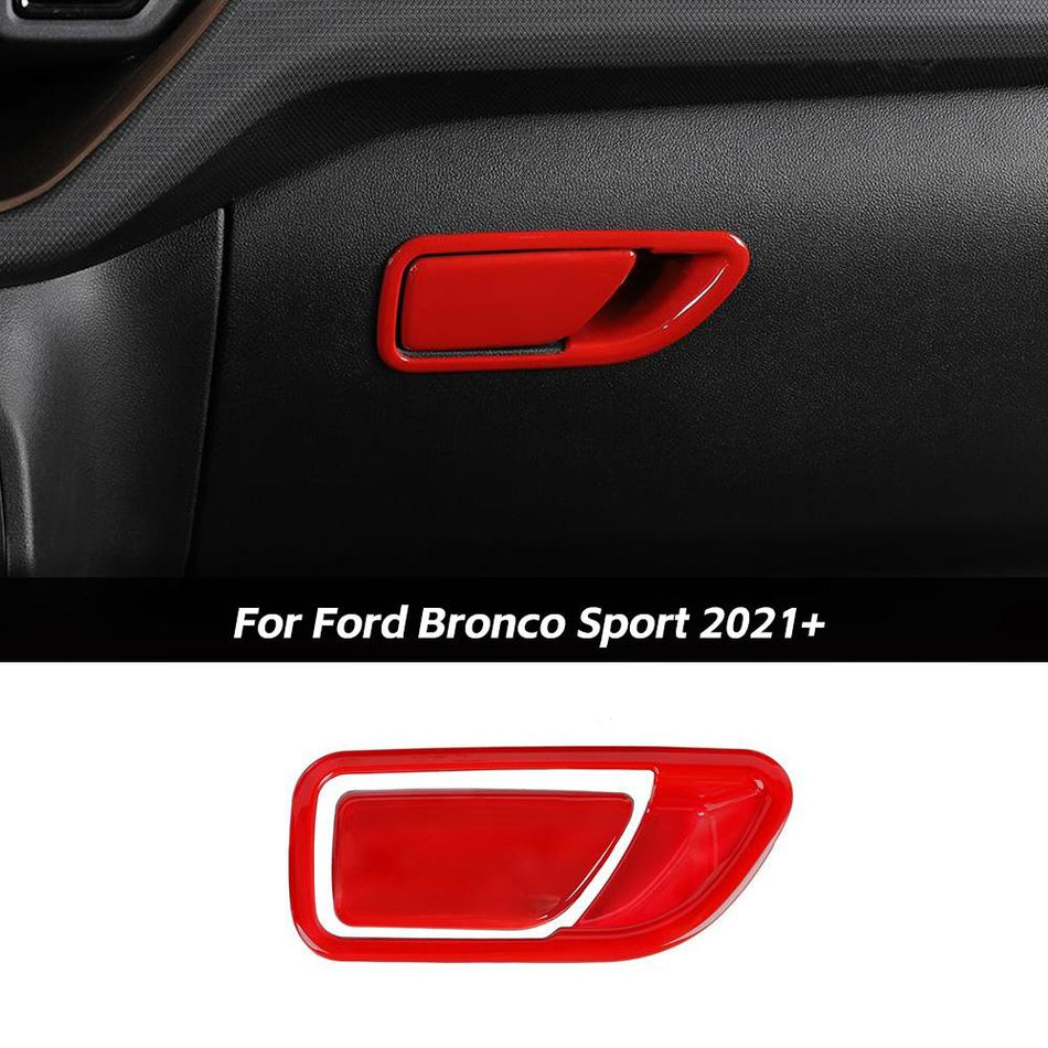For 2021+ Ford Bronco Sport Co-pilot Passenger Storage Box Switch Cover Trim