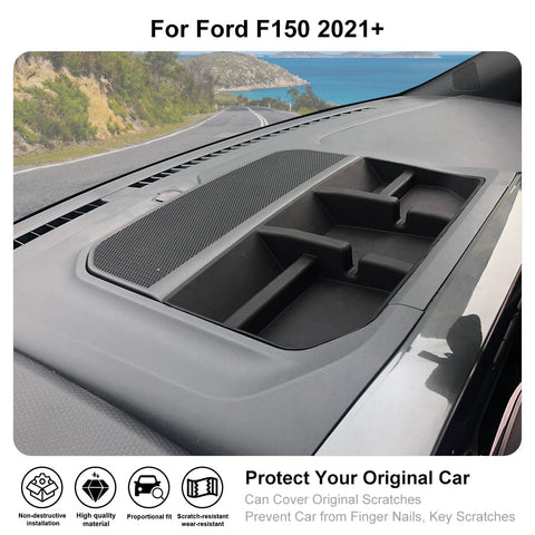 Front Dashboard Storage Box Tray For Ford F150 2021+｜CheroCar