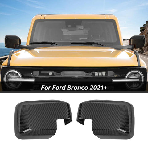 Side Rearview Mirror Caps Cover For Ford Bronco 2021+ Accessories｜CheroCar