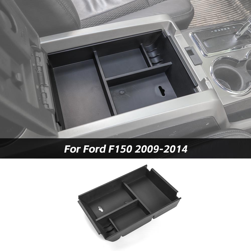 Center Console Armrest Storage Box Tray Organizer For Ford F150 2009-2014 Accessories | CheroCar