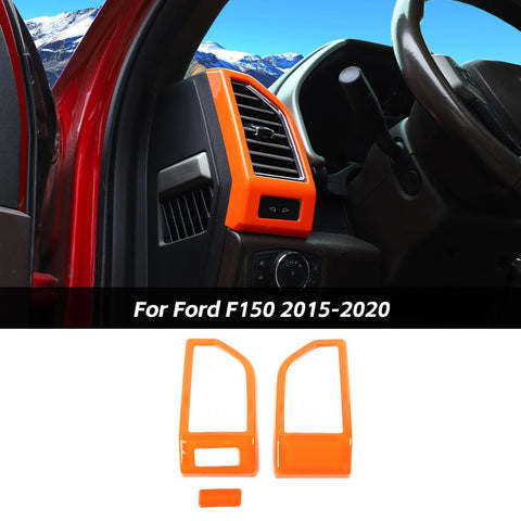 Dashboard Side Outlet Air Vent Cover Trim For Ford F150 2015-2020｜CheroCar