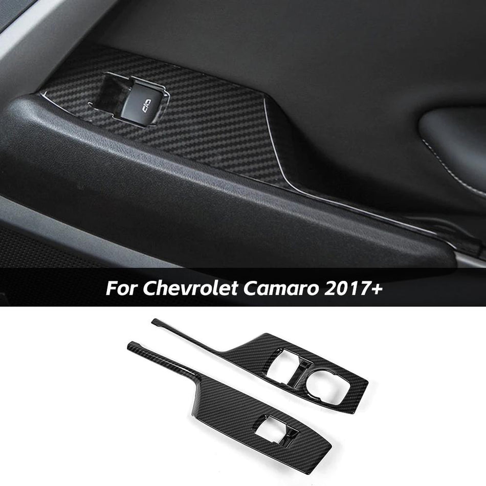 For 2017+ Chevrolet Camaro Window Lift Switch Button Panel Cover Trim