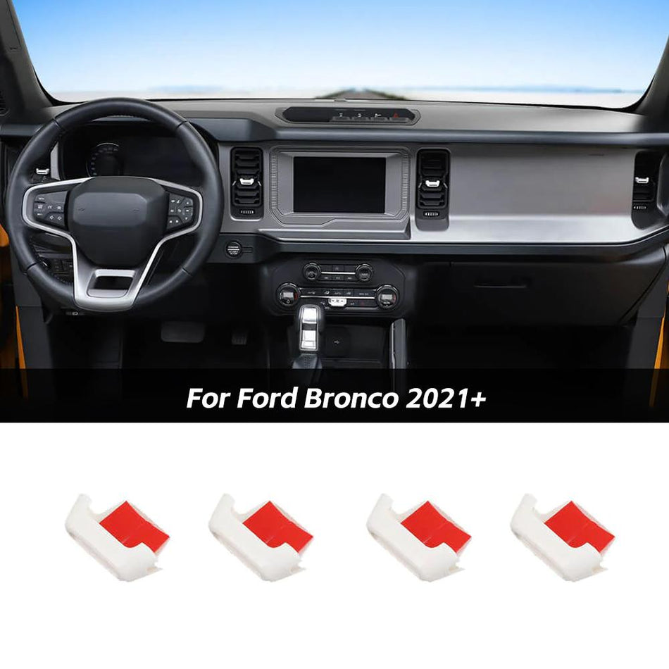 For 2021+ Ford Bronco Center Dash Air Conditioner Outlet Vent Adjust Trim