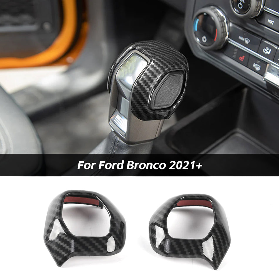For 2021+ Ford Bronco Gear Shift Knob Head Cover Decoration Trim