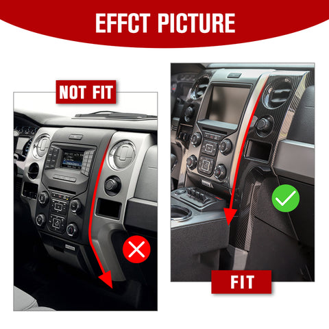 Center Console Dash Panel Trim For 2009-2014 Ford F150 Raptor|CheroCar ...