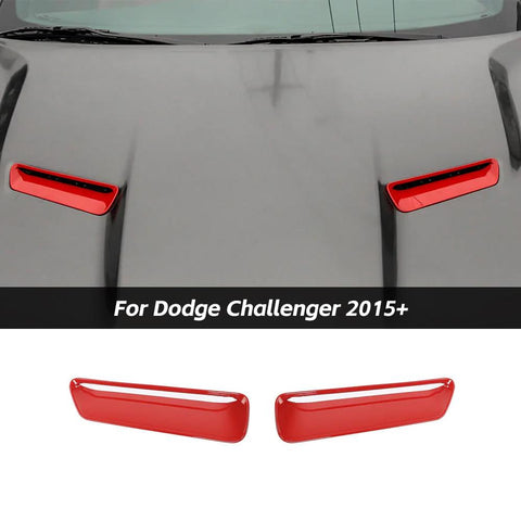 Hood Scoop Air Vent Ring Trim Decor Cover for Dodge Challenger SXT 2015+ Accessories｜CheroCar