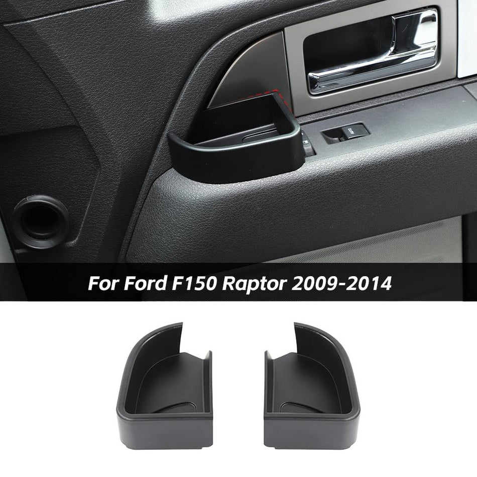 For 2009-2014 Ford F150 Raptor Interior Door Handle Storage Tray Box Organizer
