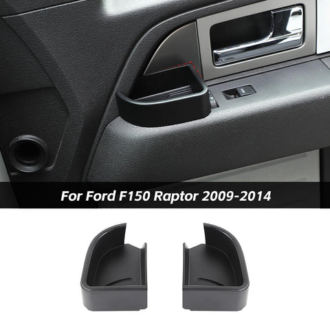 Interior Door Handle Storage Tray Box Organizer For Ford F150 Raptor 2009-2014 Accessories | CheroCar