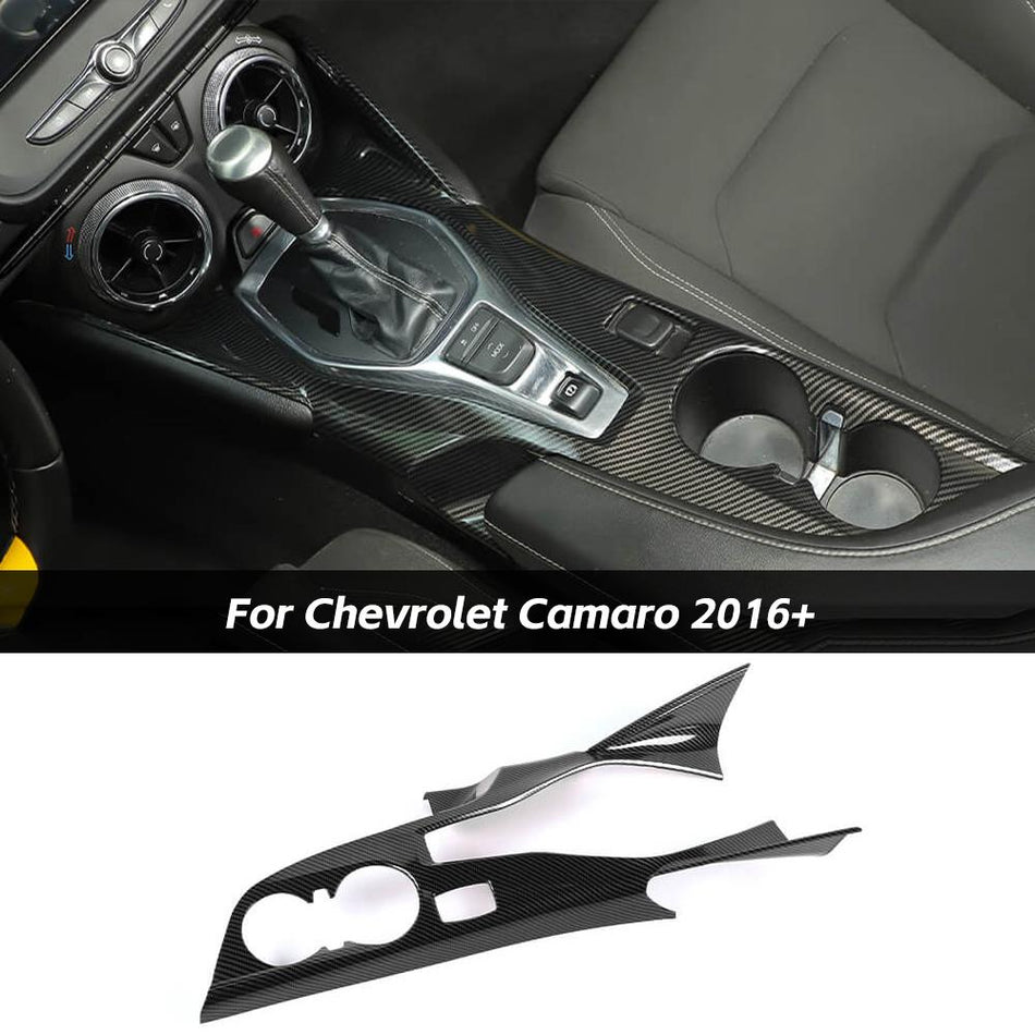 For 2016+ Chevrolet Camaro Gear Shift Cup Holder Panel Cover Trim